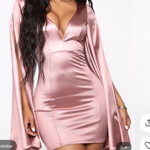 Satin Mini Dress